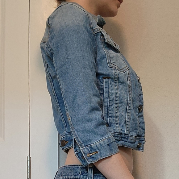 Papaya Jackets & Coats Vintage Y2k Papaya Crop Denim Jacket Poshmark